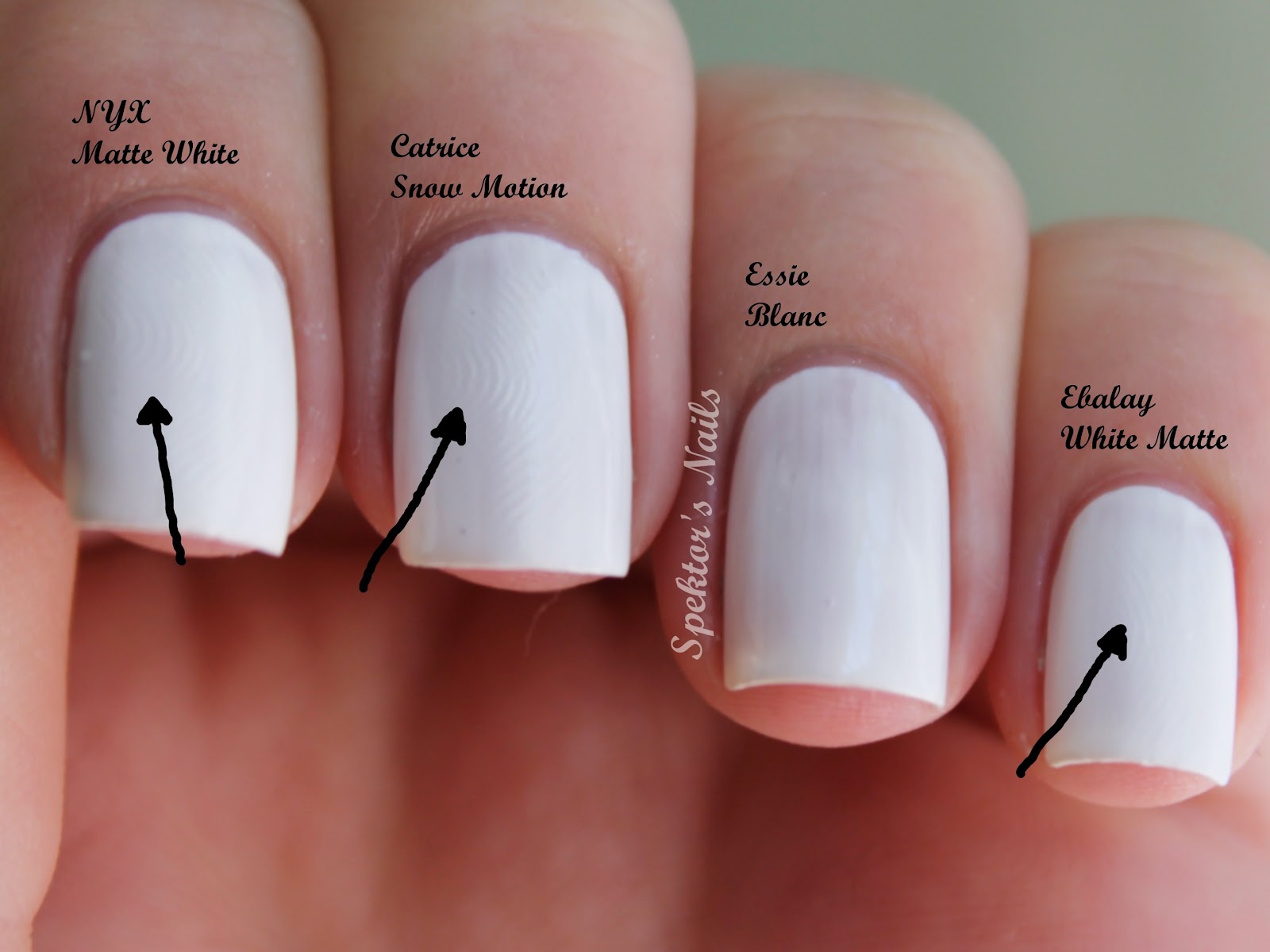 Spektor's Nails Best White Nail Polish The Comparison!