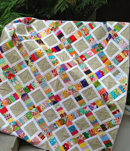 Scrappy Sandwiches Quilt designed by Patchwork N Play