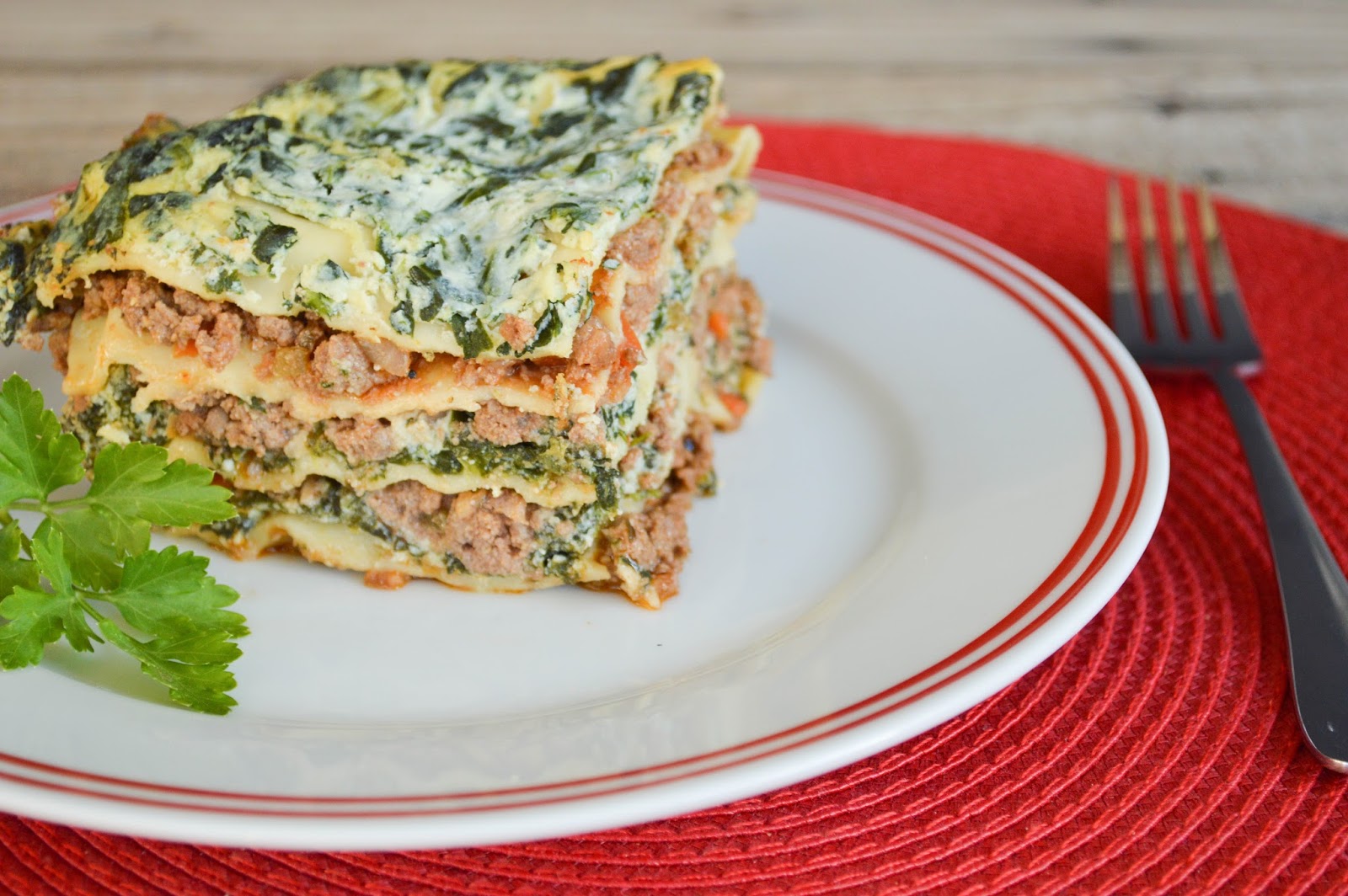 Hot Dog It's a Food Blog Lasagna Bolognese with Spinach Ricotta
