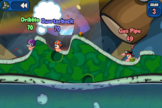Worms Armageddon - about to be blown up