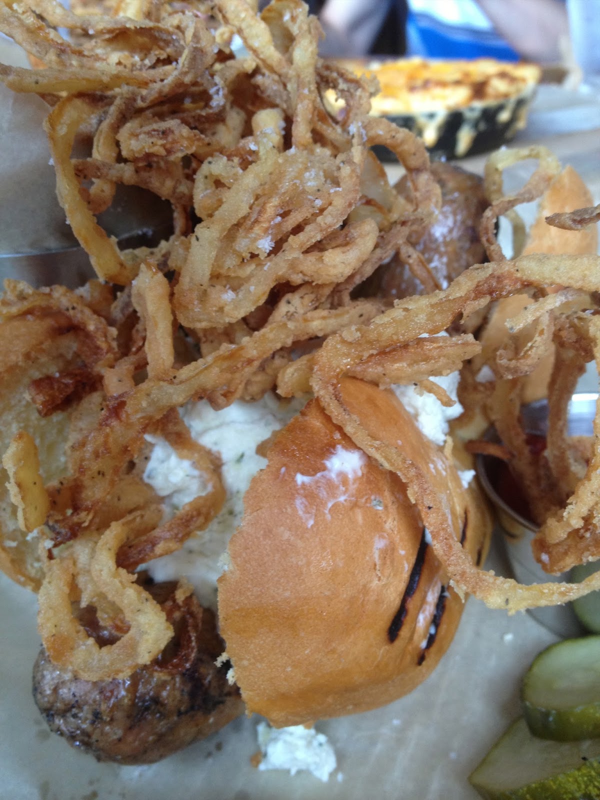 entertaining views from cincinnati Wurst Bar in the Square