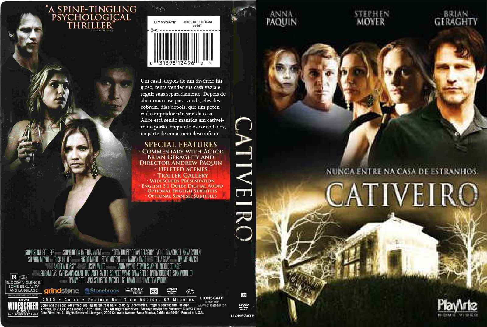 Capas Filmes Suspense: Cativeiro