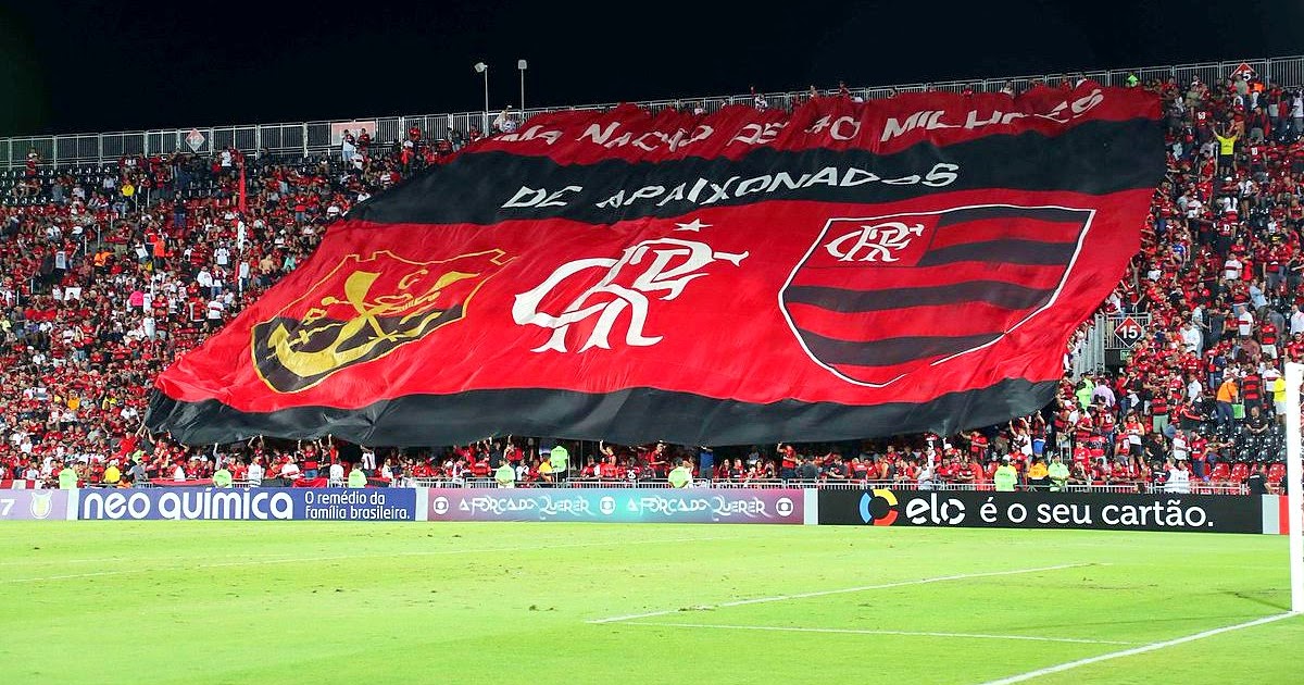 Torcida sugere bandeirões no Engenhão para estreia do Flamengo Flamengo Resenha Torcida sugere bandeirões no Engenhão para estreia do Flamengo Flamengo Resenha