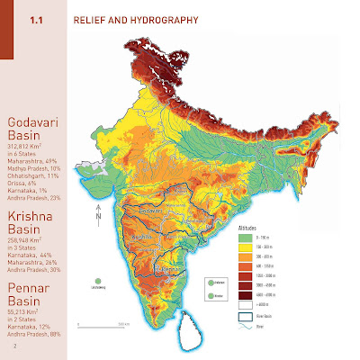 relief and hydrography india