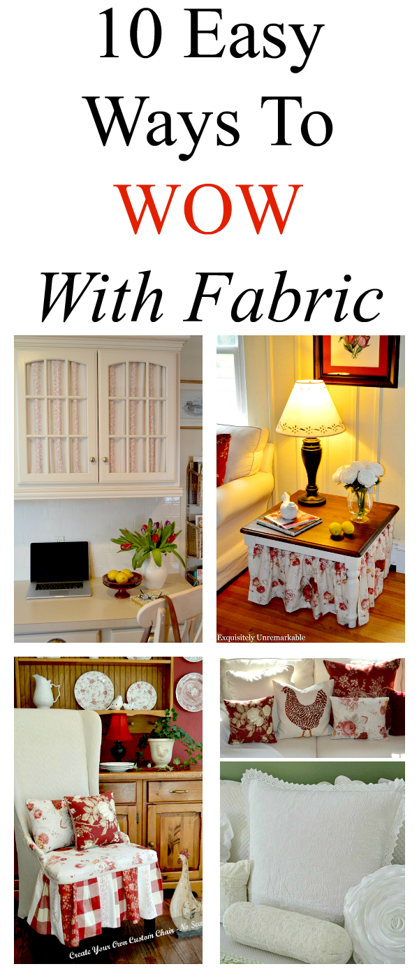 10 ways to wow with fabric