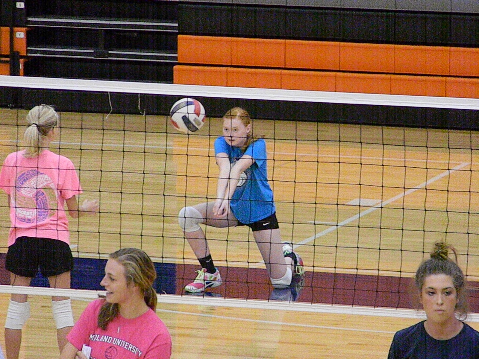Tutus and ChooChoos Midland University Volleyball Clinic