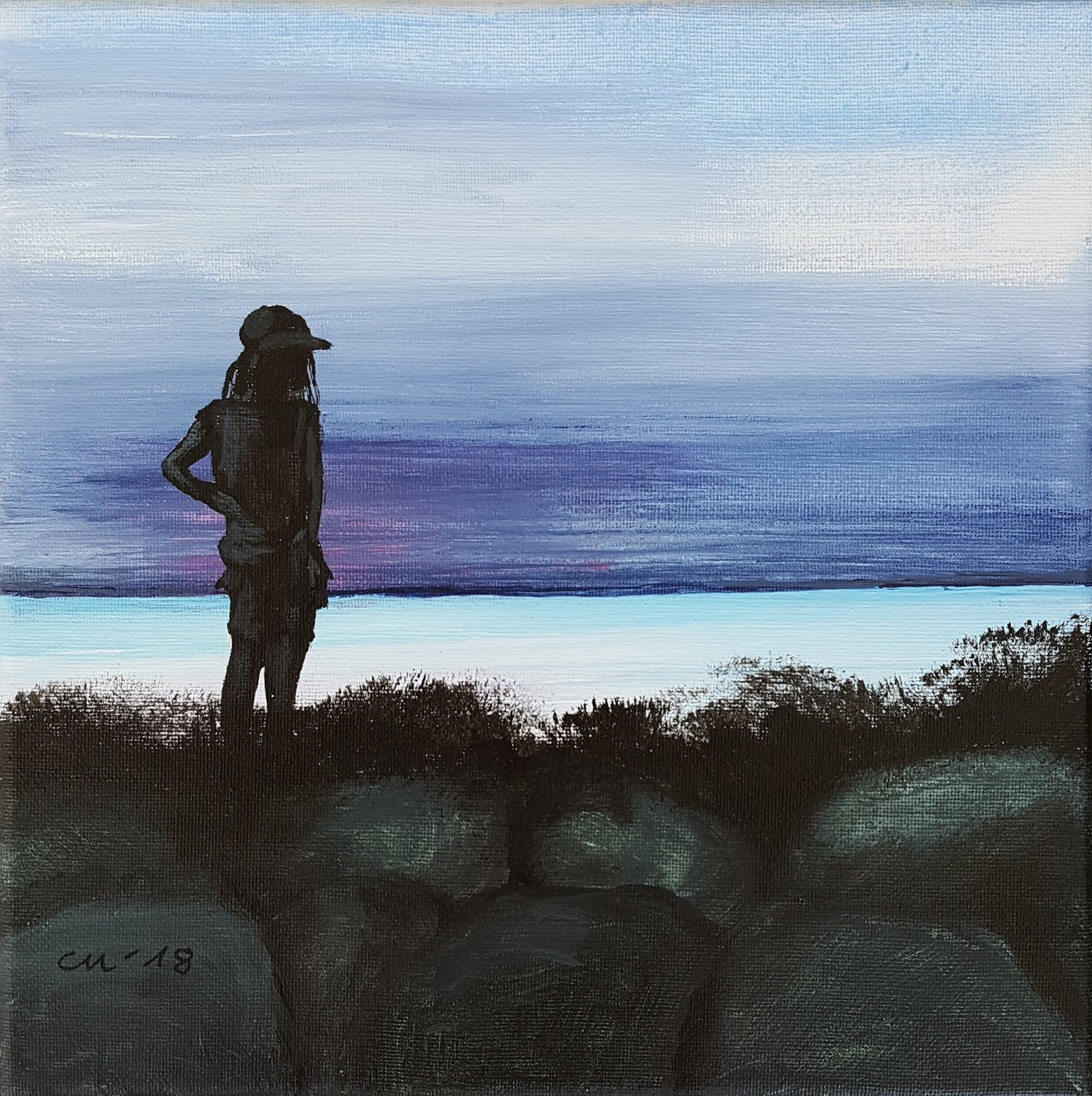 Daily Painting Carola Mehring August 2018