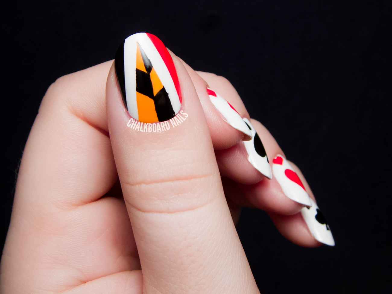 Queen of Hearts Inspired Nail Designs - wide 6