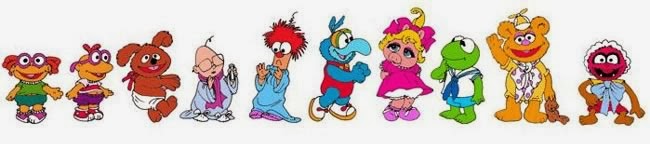Personagens do desenho Muppet Babies.
