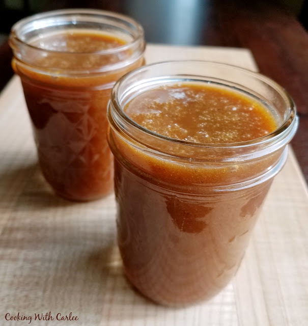 2 jars of golden homemade dulce de leche