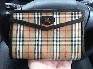 Truly Vintage: Burberry London Vintage Small Clutch Bag