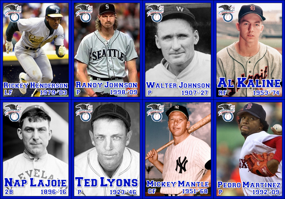 Four Friend's AllTime, AllStar Teams 2016 American League AllTime
