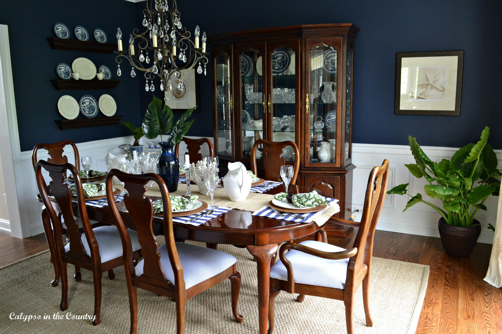 Navy Dining Room - Color - Sherwin Williams Naval