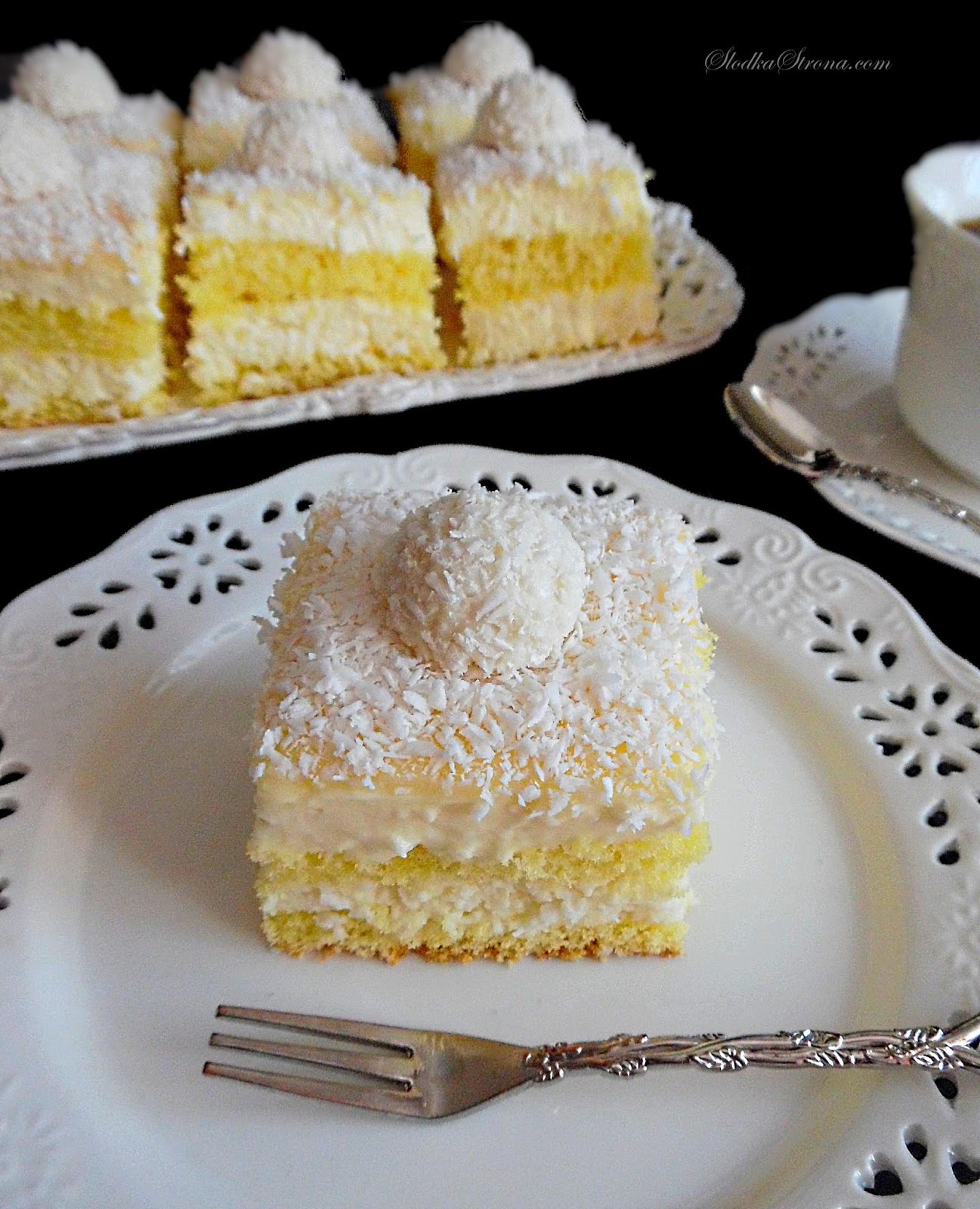 Słodka Strona: Ciasto "Rafaello" - Najlepsze Słodka Strona: Ciasto "Rafaello" - Najlepsze