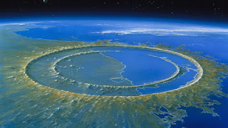 Chicxulub crater in Mexico