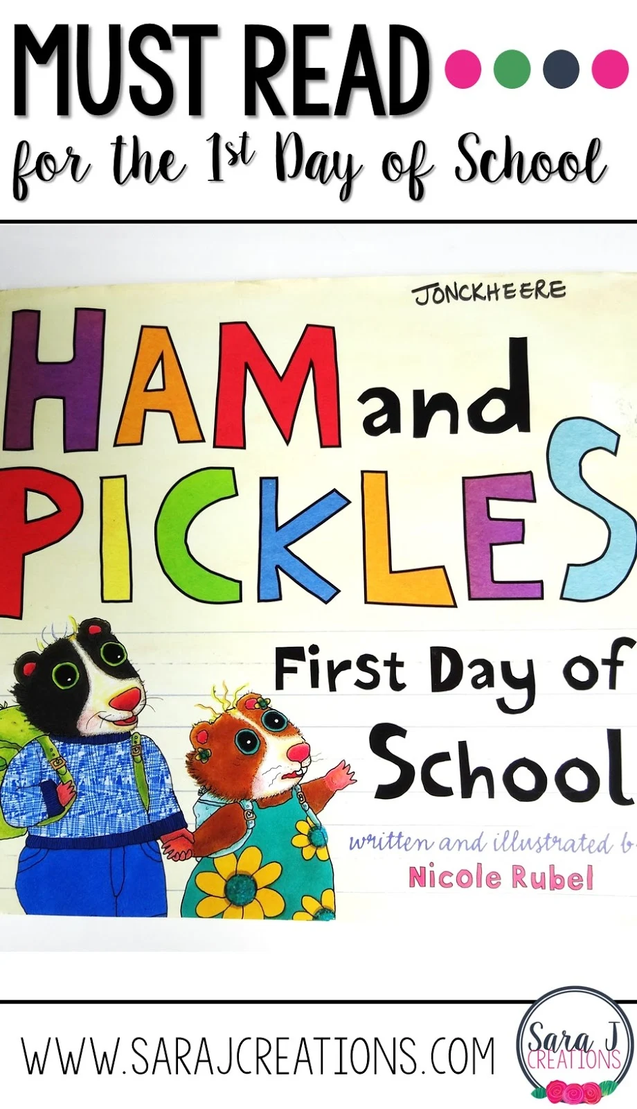 This is a funny book for back to school season and would be great on the first day of school.  The brother's silly advice for his sister's first day of school is funny to read to kids to ease their nerves.
