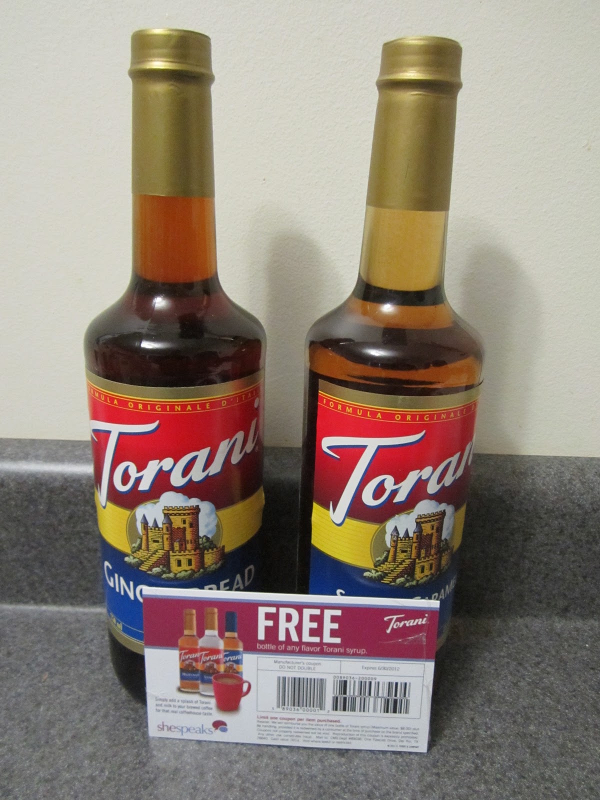 Everyday Freebies Torani Flavored Syrup
