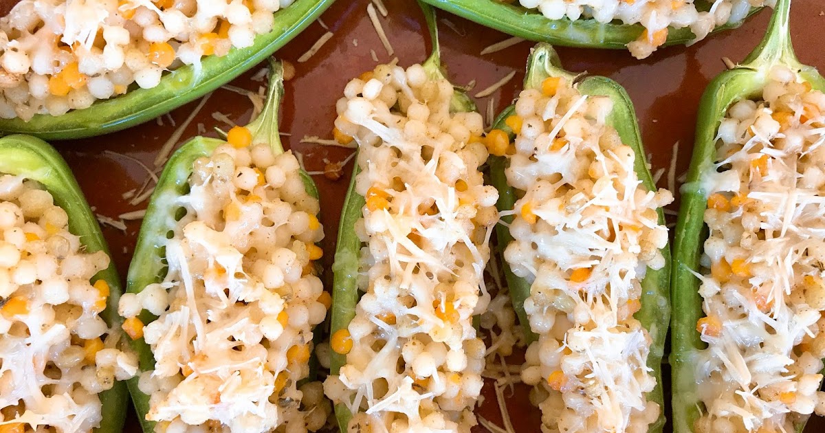 Stuffed Jalapenos with Couscous and Parmesan