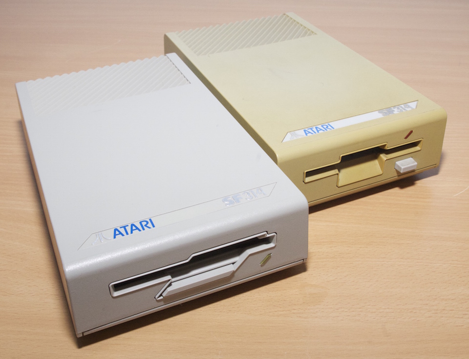 Atari SF314 & SF354 Floppy Drives MiddlemanOne's Atari ST, PC and