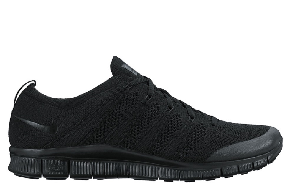 nike free flyknit nsw black