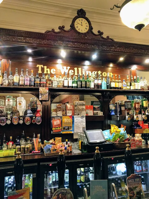 The Wellington Bar in Birmingham England