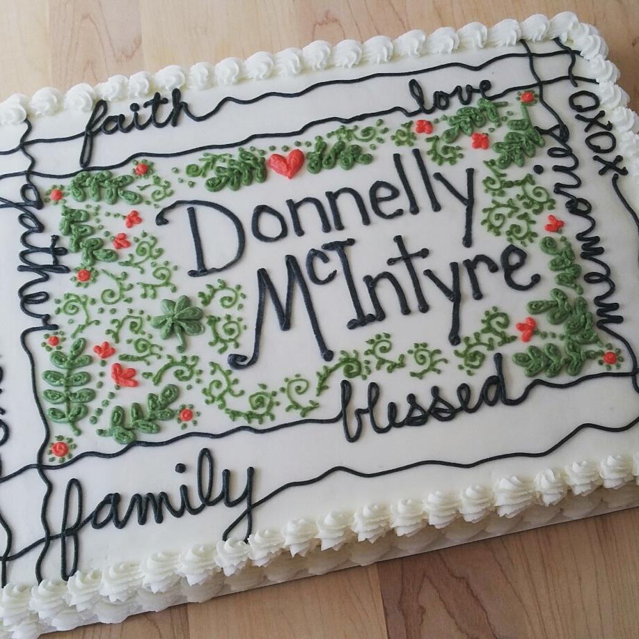 Dwyer's Farmhouse Hay and a Funeral Cake?