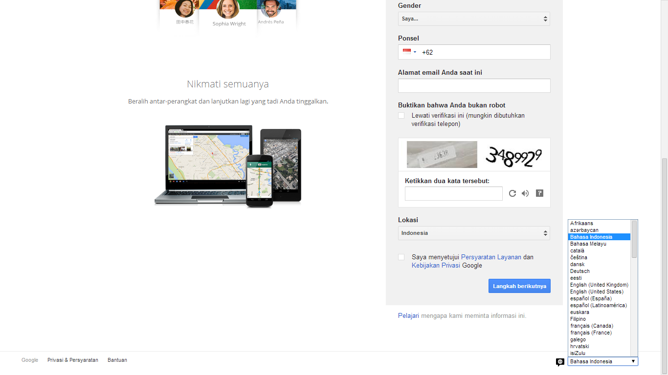 CARACARA CARA MEMBUAT EMAIL DI GMAIL