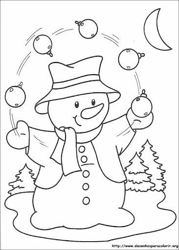 desenho de bonecos para colorir