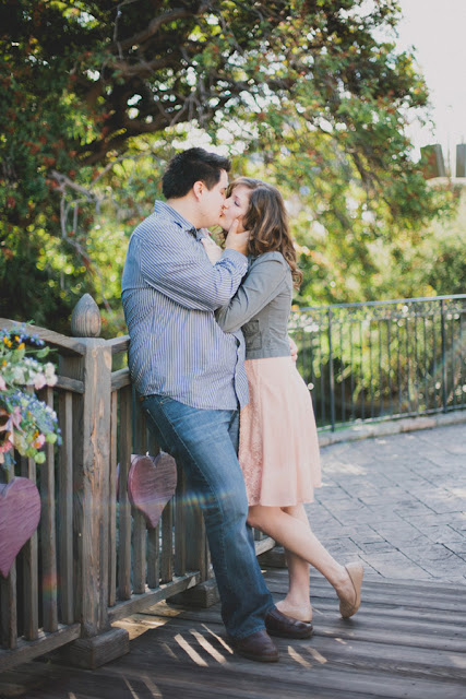 Disneyland Engagement Pictures - Snow White Grotto
