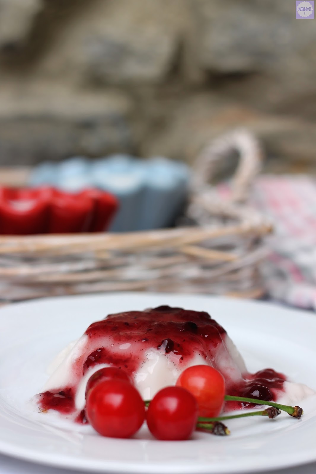 Ni blanco ni en botella Panna cotta vegana de coco