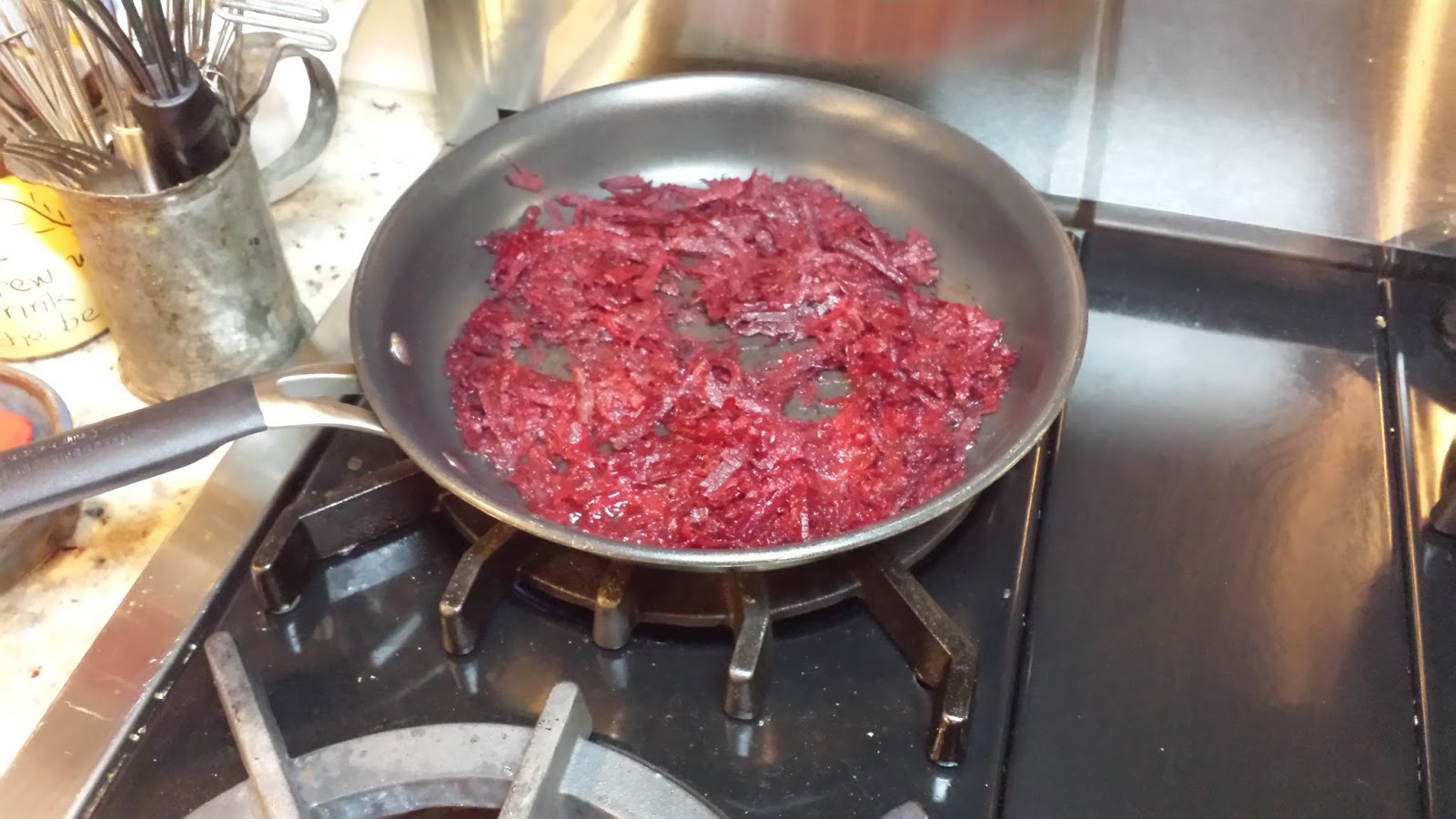 Kate's Kitchen Scallops with Basil Cream, Farro with Swiss Chard and