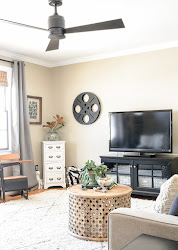 ceiling fan tv living modern around decorate room sleek hobby lobby decor ways farmhouse hide knobs wire lights creative decorating