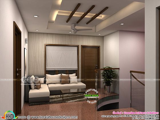 Living and upper living interior designs