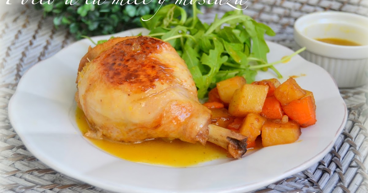 Pollo a la miel y mostaza