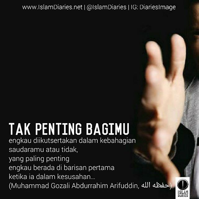 Tak penting bagimu Foto Dakwah Tak penting bagimu Foto Dakwah