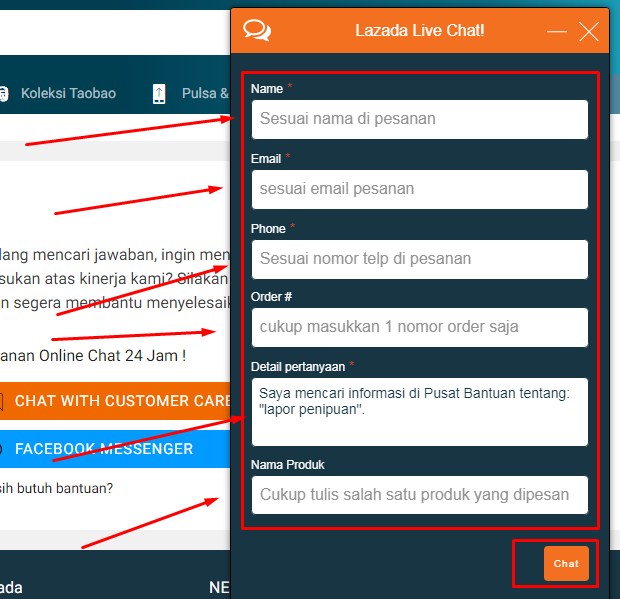 Customer Service Lazada Via Live Chatting Terbaru 2019 iv Customer Service Lazada Via Live Chatting Terbaru 2019 iv