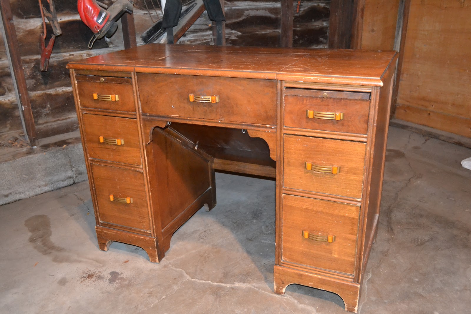 Recycle Restoration Typewriter Desk