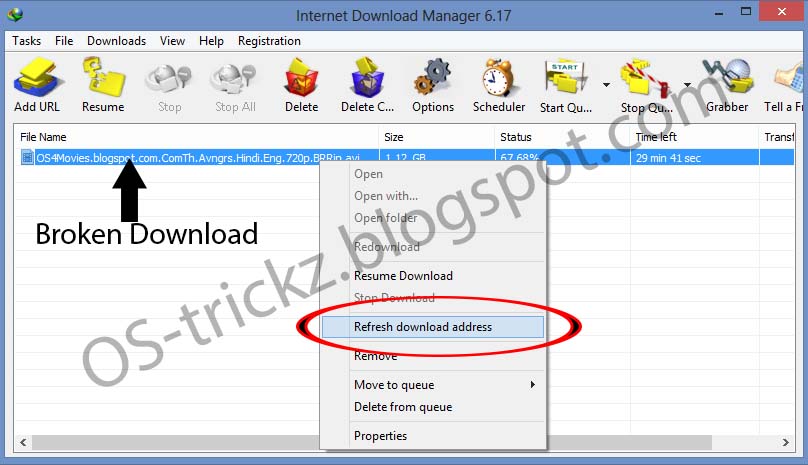 How to Resume Broken Downloads in Internet Download Manger 