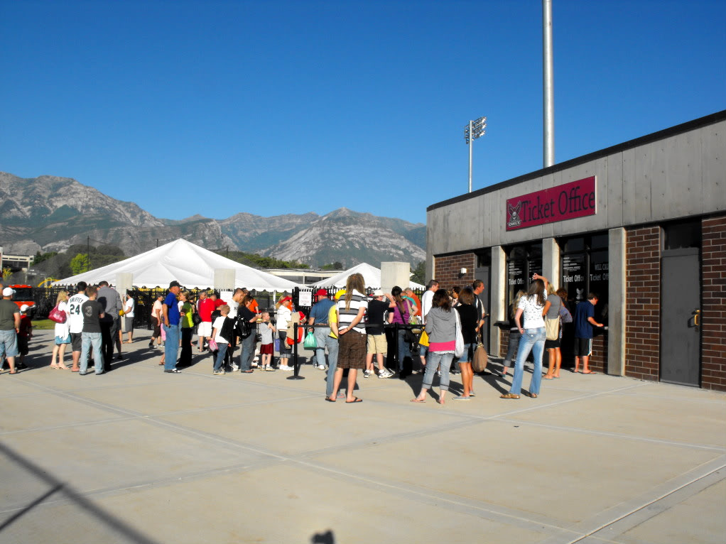 Diamond Visits Brent Brown Ballpark Provo,UT