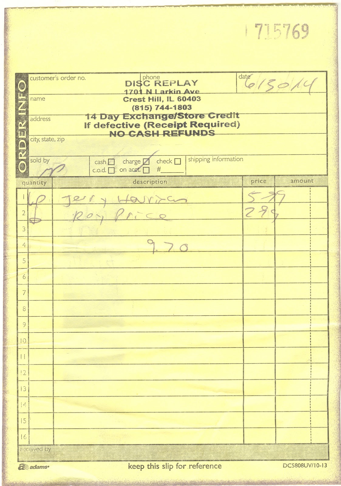 Vinyl Record Album Collecting in Chicago and the USA Disc Replay