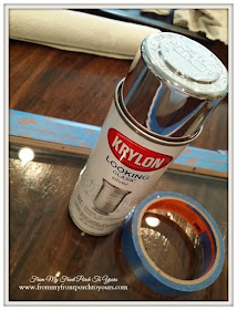 Krylon Looking Glass Spray Paint-Faux Vintage Mirror Effect- From My Front Porch To Yours