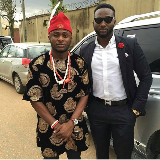 Photos from Lilian Esoro and Ubi Franklin's ongoing traditional wedding