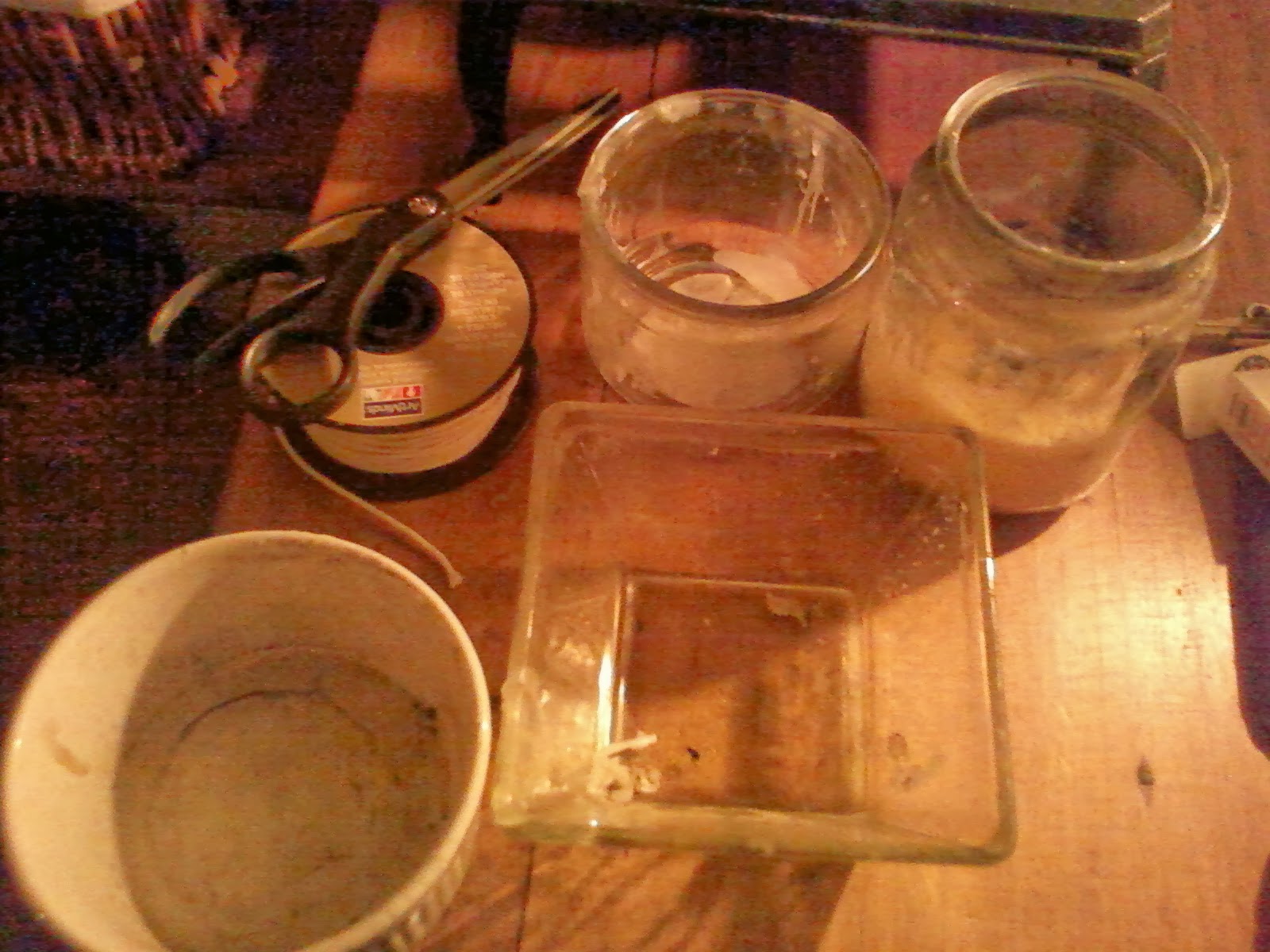 Tent Living Candle Making