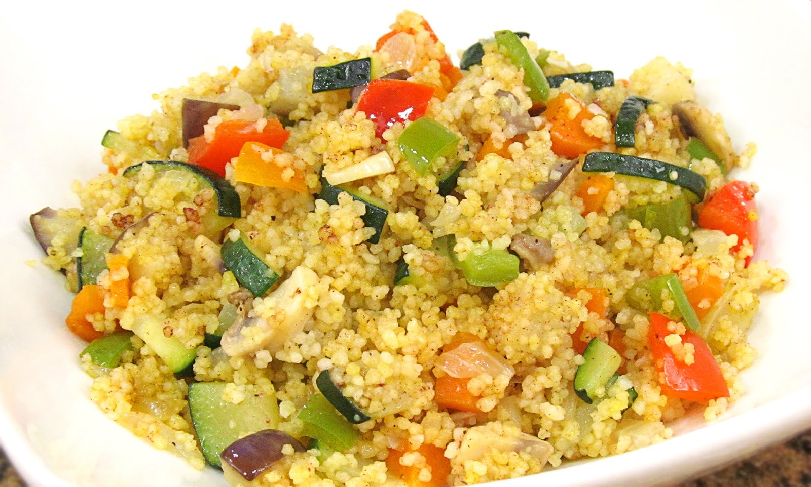 Hierbas de provenza Cous cous con verduras