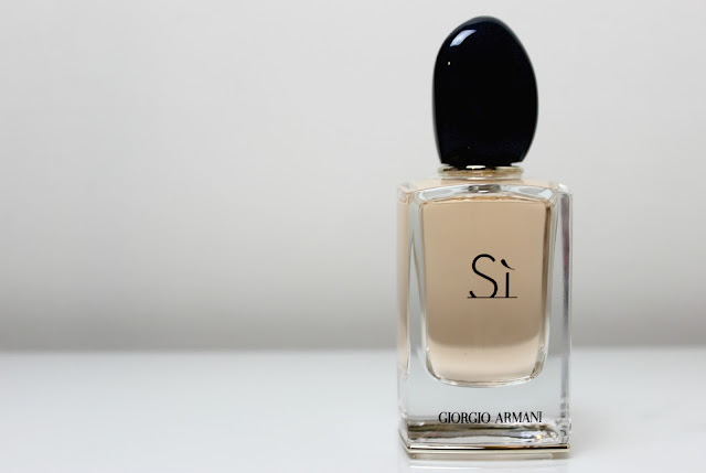 The newest Giorgio Armani fragrance, Si Eau de Parfum
