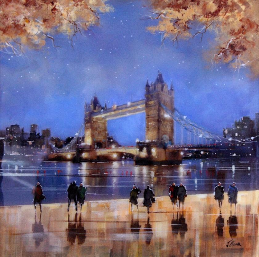 Joe Bowen, 1955 Cityscape painter Tutt'Art Pittura * Scultura