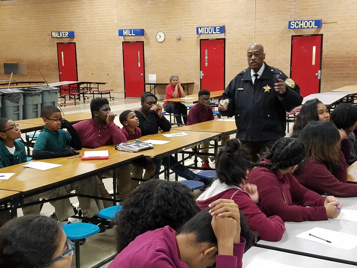 PRINCE COUNTY OFFICE OF THE SHERIFF Sheriff High talks with