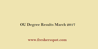 OU Degree Results March 2017