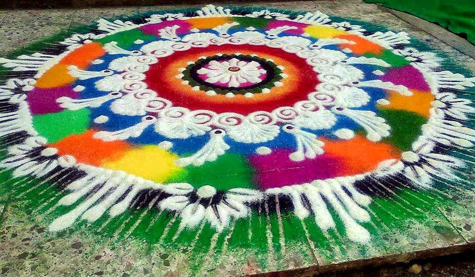 16+ Easy Designs Diwali Rangoli Easy Dussehra Special Rangoli Images
