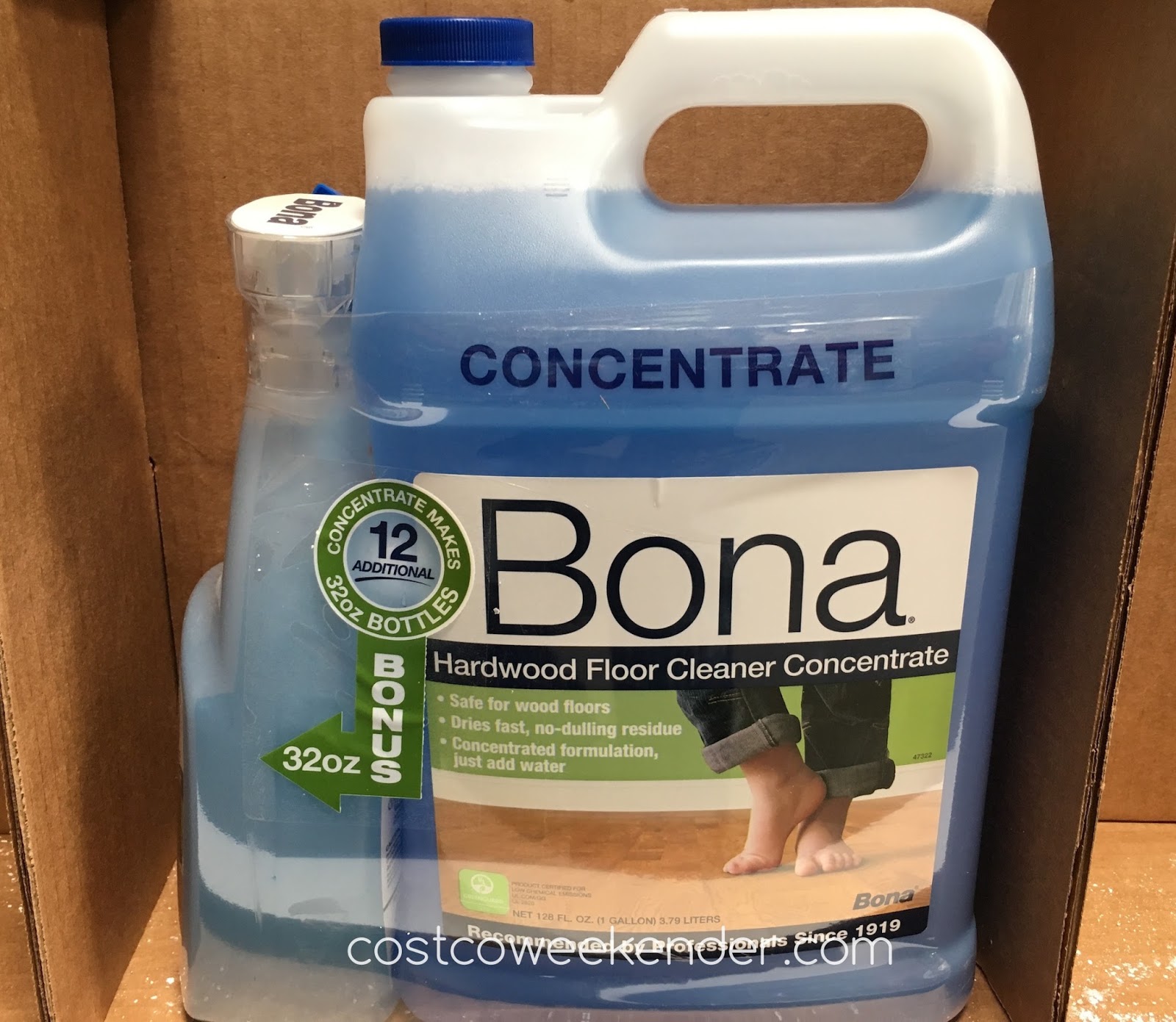 Bona Hardwood Floor Cleaner Concentrate 128 Oz Costco Weekender